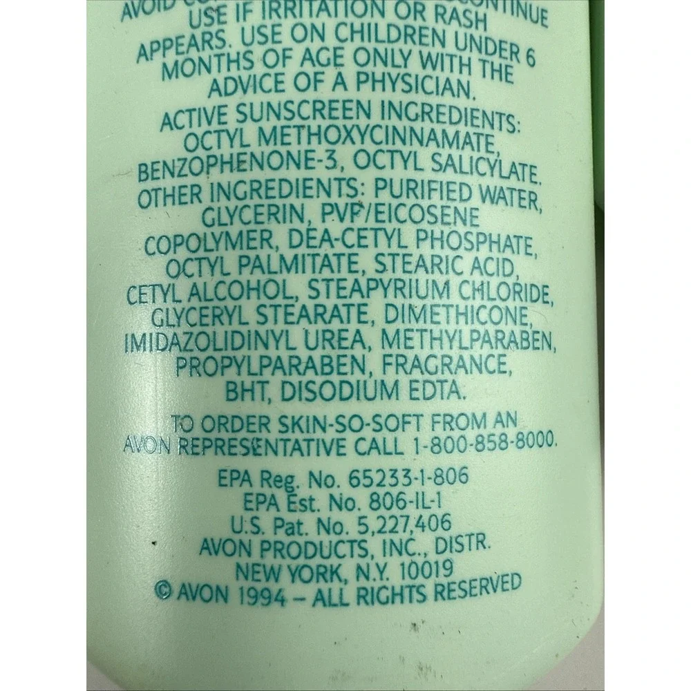 3pk Avon Skin So Soft Sunscreen SPF 15 Moisturizing Sun Care Camping Lotion 4oz